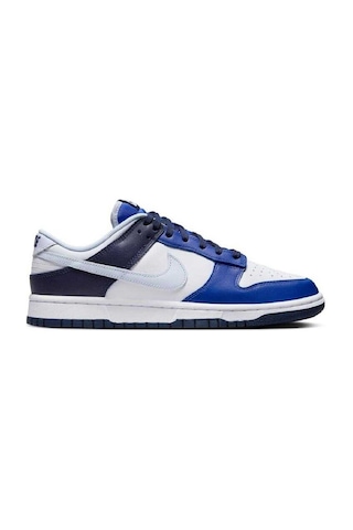 Nike Dunk Low Erkek Mavi Beyaz Günlük Ayakkabı Mavi