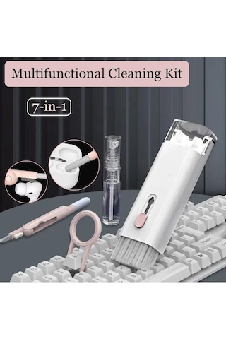 7 İn 1 Klavye Airpods Uyumlu Kulaklık Temizleme Seti Klavye Tuş Çıkarma