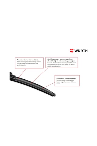 Würth Muz Silecek Takımı Hyundai Accent Era 2006-2012 İle Uyumlu