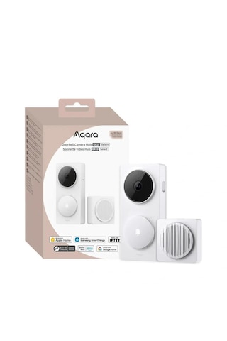 Aqara Akıllı Görüntülü Kapı Zili Hub G410 Beyaz Ch-c09d-b Apple Home Destekli -