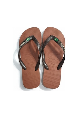 Havaianas Brasıl Logo Erkek Kahverengi Terlik - 4110850