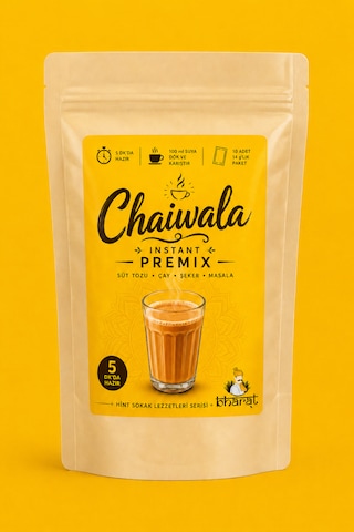 Bharat By Chaıwala Instant Premıx 5 Dk Da Hazır Masala Çayı - 14g 10 Paket