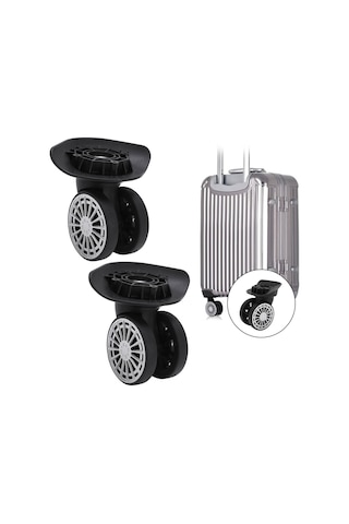 Geeroyoo A60 Modeli Valiz Tekerlekleri - Sessiz, Dayanıklı Pp+pet Malzeme, Kolay Kurulum, 2 Adet Tekli Paket Tamir Ve Bakım İçin