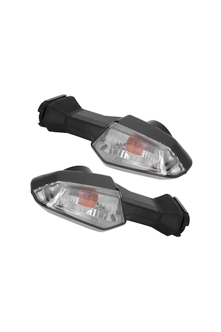 Geeroyoo Kawasaki Nınja Ve Z Serisi İçin Led Sinyal Lambaları Smoke Siyah , Yüksek Parlaklık, Dayanıklı Abs Malzeme, Kolay Kurulum Çift Set