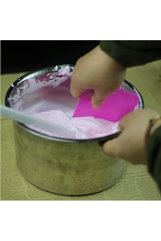 Hamur Kesici Kek Ekmek Dilimleme Pişirme Kazıyıcı Kek Bıçağı Spatula 16z Mor 3 Adet/Takım