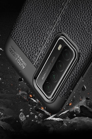 Gld-spt- Newface Huawei P Smart 2021 Kılıf Auto Focus Kapak - Kırmızı