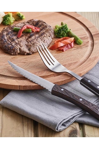 Onon 2 Parça Steak Çatalı ve Steak Bıçağı