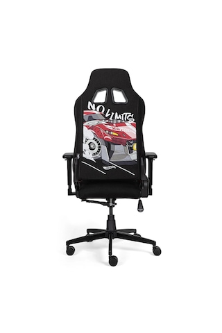 Hawk Gaming Chair Fab Hot Wheels No Limits Kumaş Oyuncu Koltuğu Siyah
