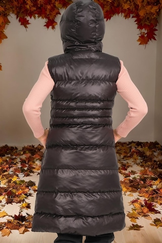 Z6757 Dewberry Bayan Yelek-düz Siyah Düz Siyah