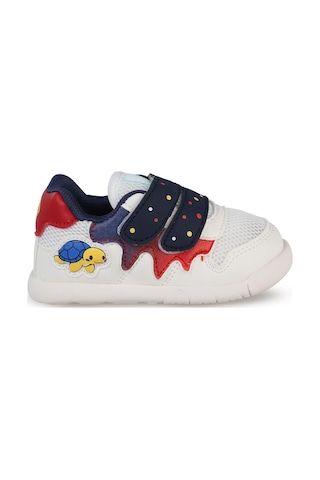 Pepino Kız Bebek Spor Ayakkabı - Beyaz Beyaz-lacivert-kırmızı