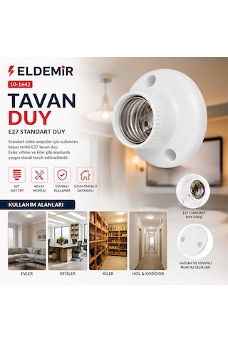 40 Adet E27 Kolay Montaj Tavan Duy 5639