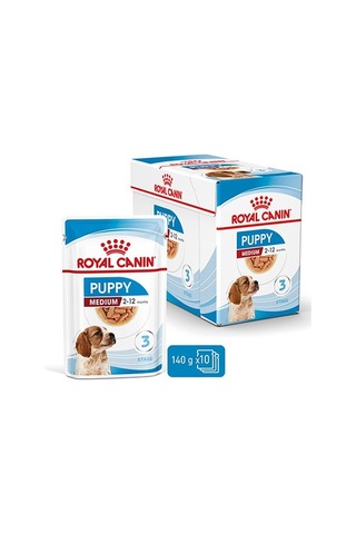 Royal Canin Medium Puppy Gravy Yavru Köpek Konservesi 10 x 140 G