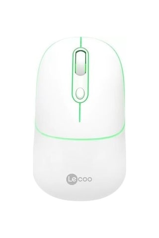 Lenovo Lecoo Ws210 Kablosuz 1600dpı 6 Tuşlu Beyaz Optik Mouse