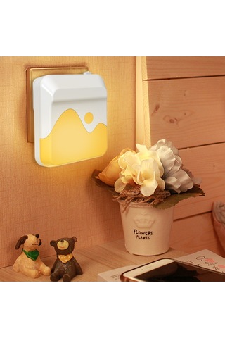 Led Gece Lambası Duvar Lambası Parlaklığı Ayarlanabilir Duvar Fişi Tipi Gece Lambası Koridor Merdiven Yatak Odası Oturma Odası Mutfak Banyo Diğer