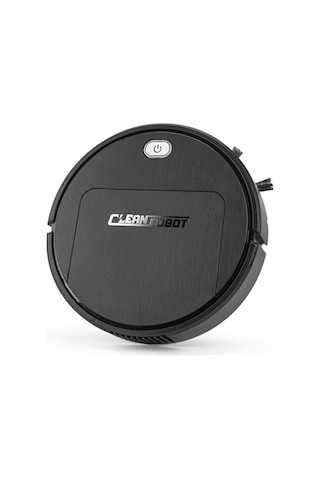 Reedark Gs250 Siyah Akıllı Robot Süpürge: Süpürme, Vuruş Ve Mopping 3'ü Birinde, Otomatik Engellere Kaçınma, 90 Dakika Kullanim Süresi Siyah