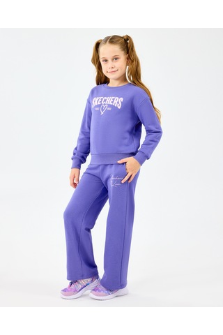 Skechers G Lw Fleece Sweatpant Büyük Kız Çocuk Mor Eşofman Altı Sk2520004-3996 Mor