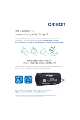 Omron M1 Basic Üst Koldan Pilli Dijital Tansiyon Aleti – Tek Tuşla Ölçüm, 5 Yıl Garantili