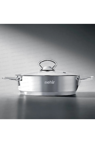 Nehir Silver 4 Parça Paslanmaz Çelik Sahan Seti (18-20 cm)