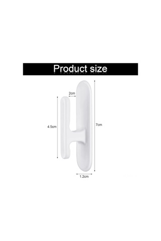 Xiyyadms 8 Adhesif Çocuk Güvenli Pencere Kancaları - Ev, Ofis, Anaokulu İçin Güvenli Kurulum Ve Kordaj Sabitleme Beyaz