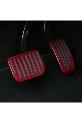 Li Parts Tesla Yeni Model Y Juniper Ve Standart Model Uyumlu Performans Pedal Seti Kırmızı Renk