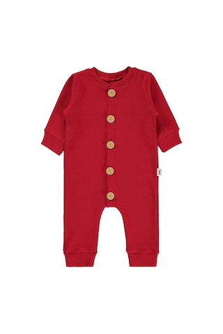 Xmlbayiciniz Baby Erkek Bebek Zıbını, Düz Basic, 6-9 Ay, Kırmızı Çok Renkli