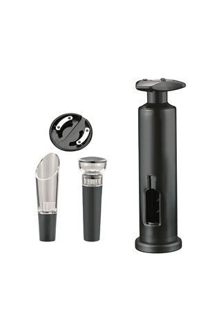 Şarap Şişe Açacağı, Büküm Tipi Şarap Mantar Açacağı, Siyah Siyah