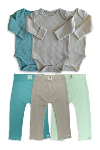 Stork Qiza Ve Vera 3+3 6 Parça Alt Üst Bebek Takımı Bebek Zıbın Ve Bebe Çok Renkli