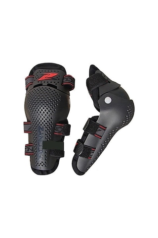 Zandona 3260 Mafsallı Koruyucu Motosiklet Dizlik Kırmızı Siyah