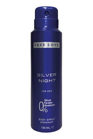 Free Love Silver Night Erkek Deodorant 150 ML