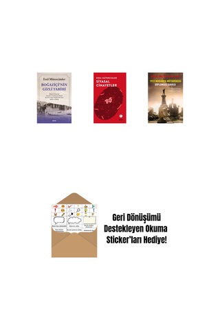 Boğaziçi Nin Gizli Tarihi + Siyasal Cinayetler + 1922 Mudanya Mütarekesi Diplomasi Savaşı + Okuma Sticker'ları