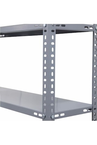 Raf Burada  5 Katlı Galvaniz Çelik Raf - Depo, Arşiv, Kiler, Dosya, Market Rafı-31x75x150 cm- 1.00 mm