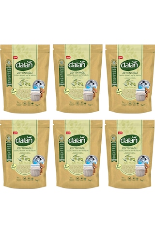 Dalan %100 Zeytinyağlı Doğal Granül Sabun Tozu 6 x 1 KG Dalan %100 Zeytinyağlı Doğal Granül Sabun Tozu 6 x 1 KG