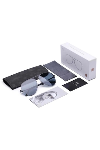 Xiaomi Ts Polarize Güneş Gözlüğü Tac Lens Pilot Aviator Style Uv400 Metal Çerçeve Siyah Unisex Sm005-0220