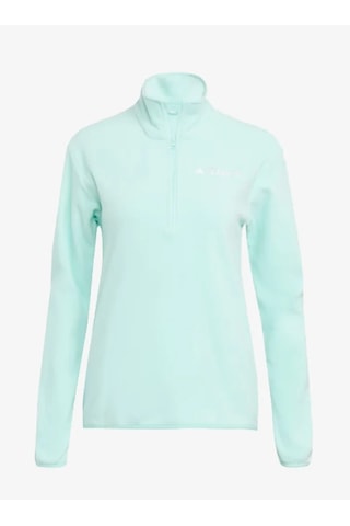 Adidas Jm3118 Multi Essentials 1/2 Zip Fleece Kadın Polar Turkuaz