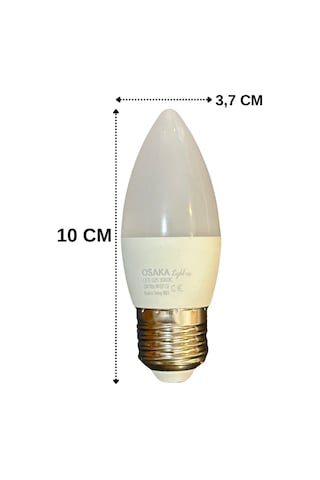 Osaka 6w 50w 3000k Sarı Işık E27 Duylu Led Ampul 10 Adet