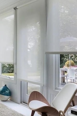 Beyaz Sun Screen Stor Perde 1. Kalite Sun Screen Perde Beyaz