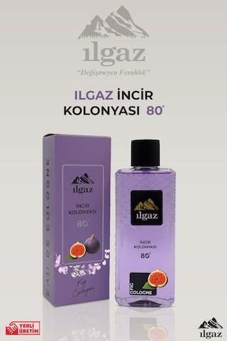 İncir Kolonyası 400 Ml 80 Derece, Meyvemsi & Zarif Koku Elegance Series