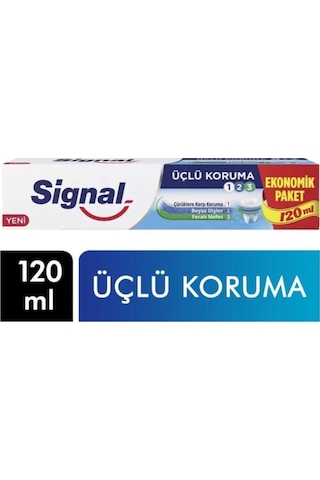Üçlü Koruma Diş Macuni 120 Ml X 4 Adet