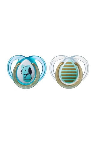 Tommee Tippee Moda Emzik Erkek 0-6 Ay + Emzik Askısı-9156 Mavi