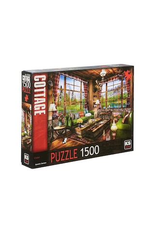 Ks Games 1500 Parça Puzzle Chalet Dağ Evi