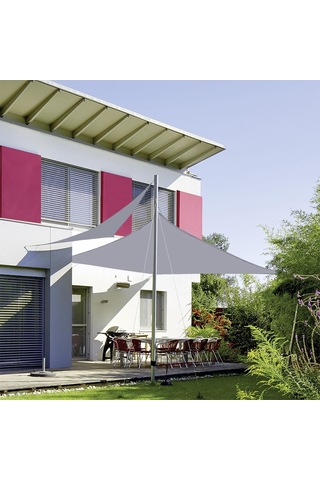 Açık Bahçe Güneşlik Yelken Su Geçirmez Anti-uv Kanopi, Boyut: 2m X 2m Bej Çok Renkli