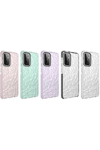 Zore Galaxy Uyumlu A72 Kılıf Msra Buzz Kapak - Siyah Siyah
