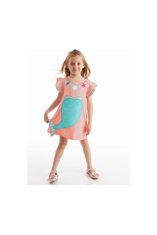 Denokids Denizkızı Pembe Kız Elbise Pembe