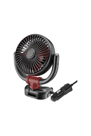 Suıtu Araba Katlanabilir Soğutma Fanı Otomobil Yaz Sıcaklığı Azaltma Fanı, Model: Tekli 24v Çakmak Enerjili