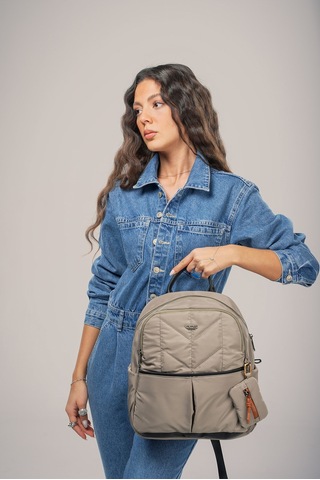 Ççs Kadın Sırt Çantası Ccs17749 Std / Bej Bej