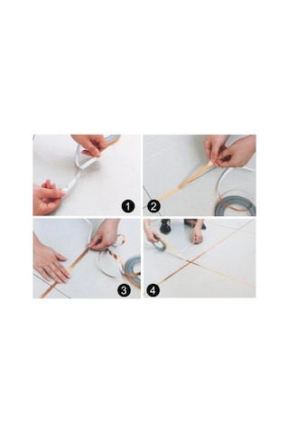 0.5 Cm 50 Metre Gri Fayans Arası Şerit Bant Evimdeyokyok