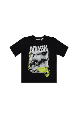 Jurassıc World Jurassic World 10-13 Yaş Tişört - Siyah