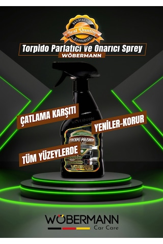 Wöbermann 2'li Araba Oto Lastik Tampon Torpido Bakım Seti