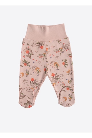 Kitikate Organik Happy Koala 3'lü Patikli Pantolon Pembe Pembe