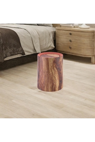 Pazly Yatak Taklit Suntek Retro Kutusu Konteyneri Kahverengi Çöp Ahşap 13l Nc Kahverengi